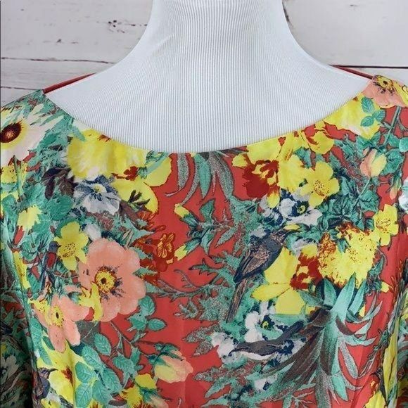 Bisou‎ Bisou Split Sleeve Open Back Medium Dress - Picture 8 of 10